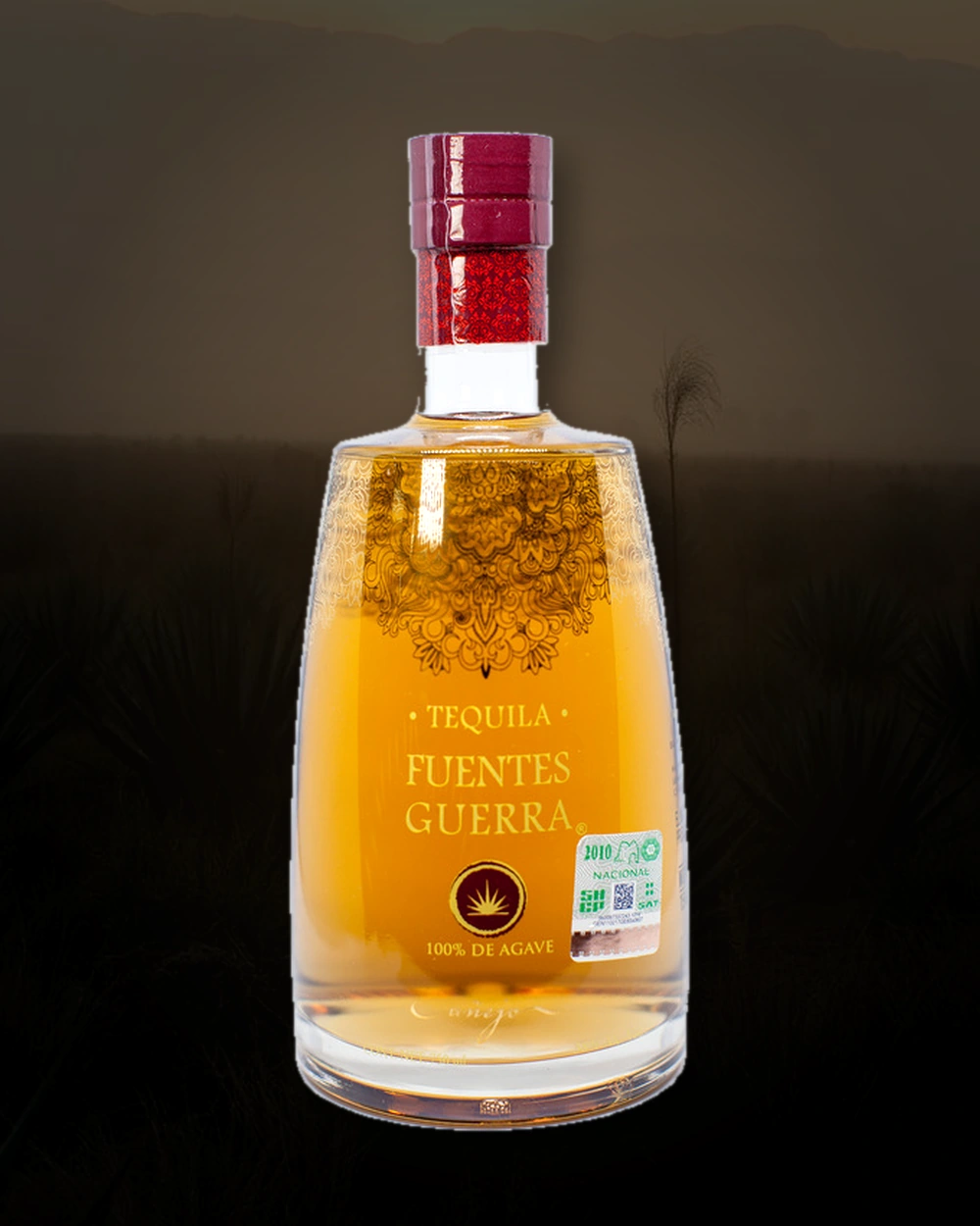 Fuentes Guerra Tequila Añejo bottle