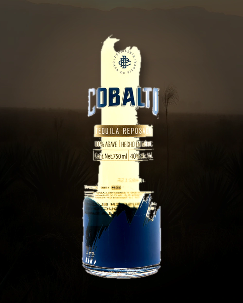 Cobalto Tequila Reposado bottle