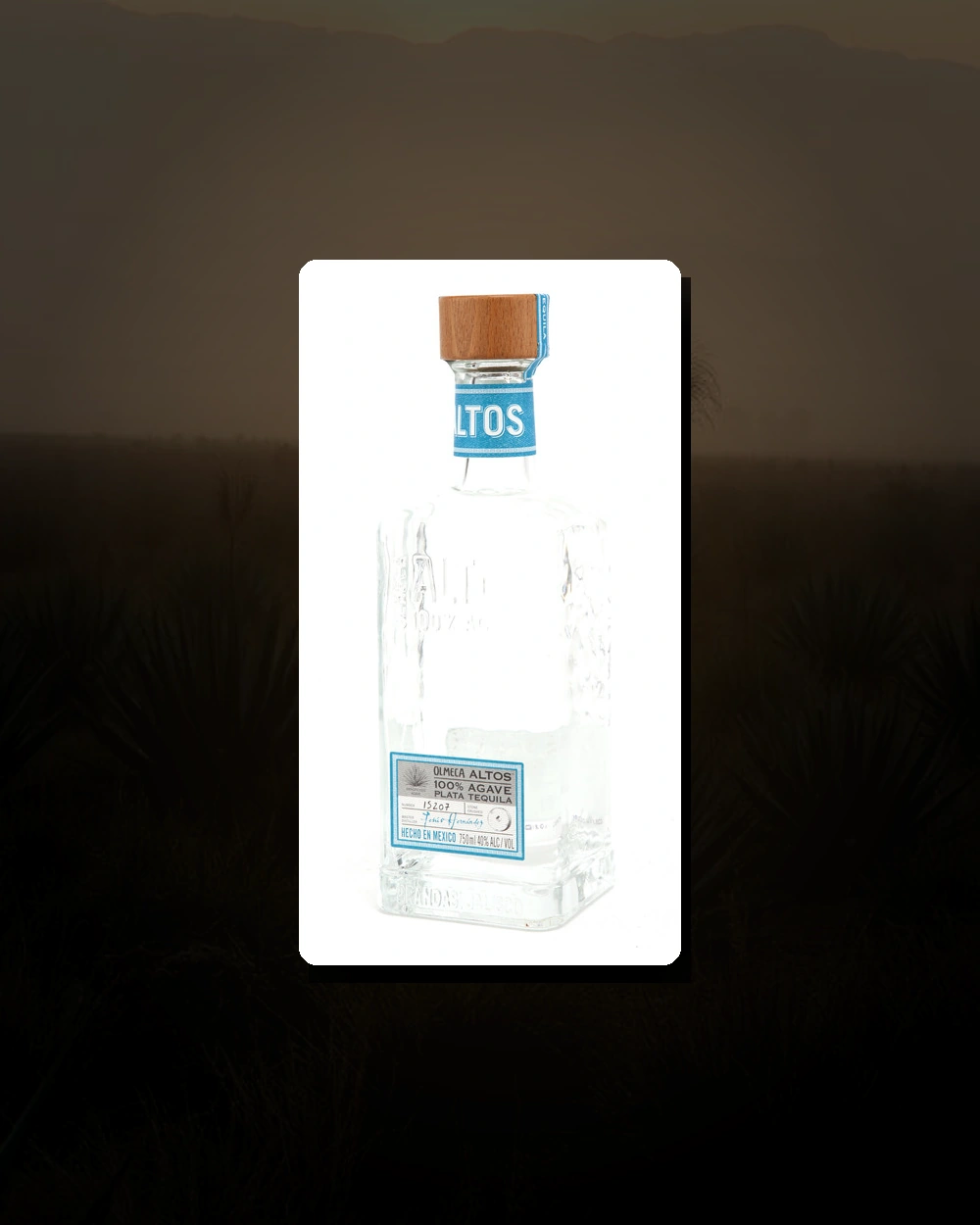 Olmeca Altos Plata bottle