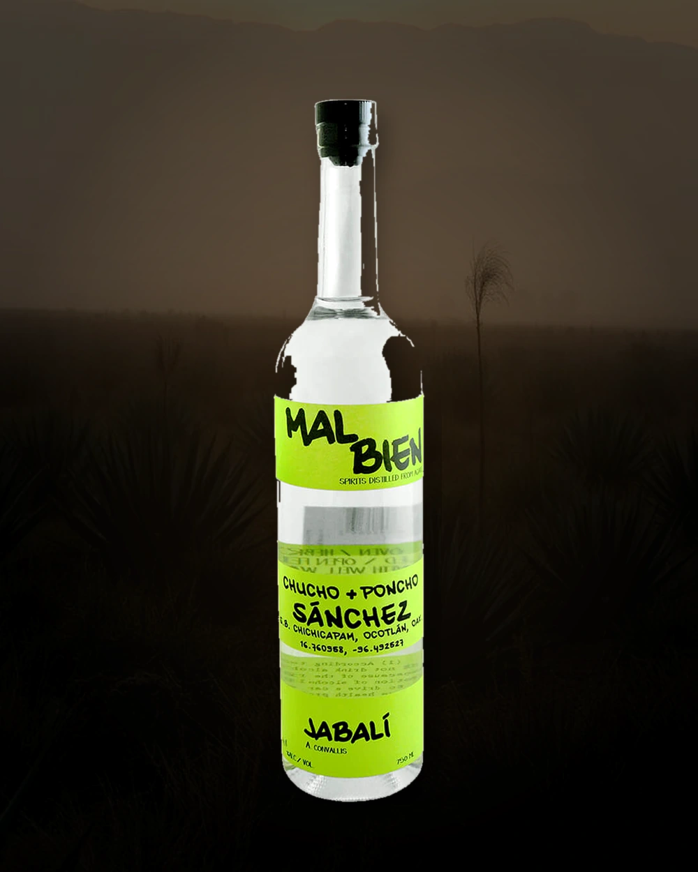 Mal Bien Jabali bottle