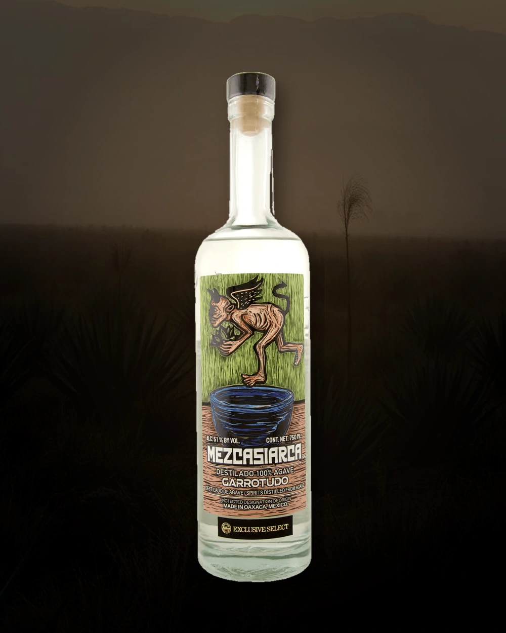 Mezcasiarca Garrotudo bottle