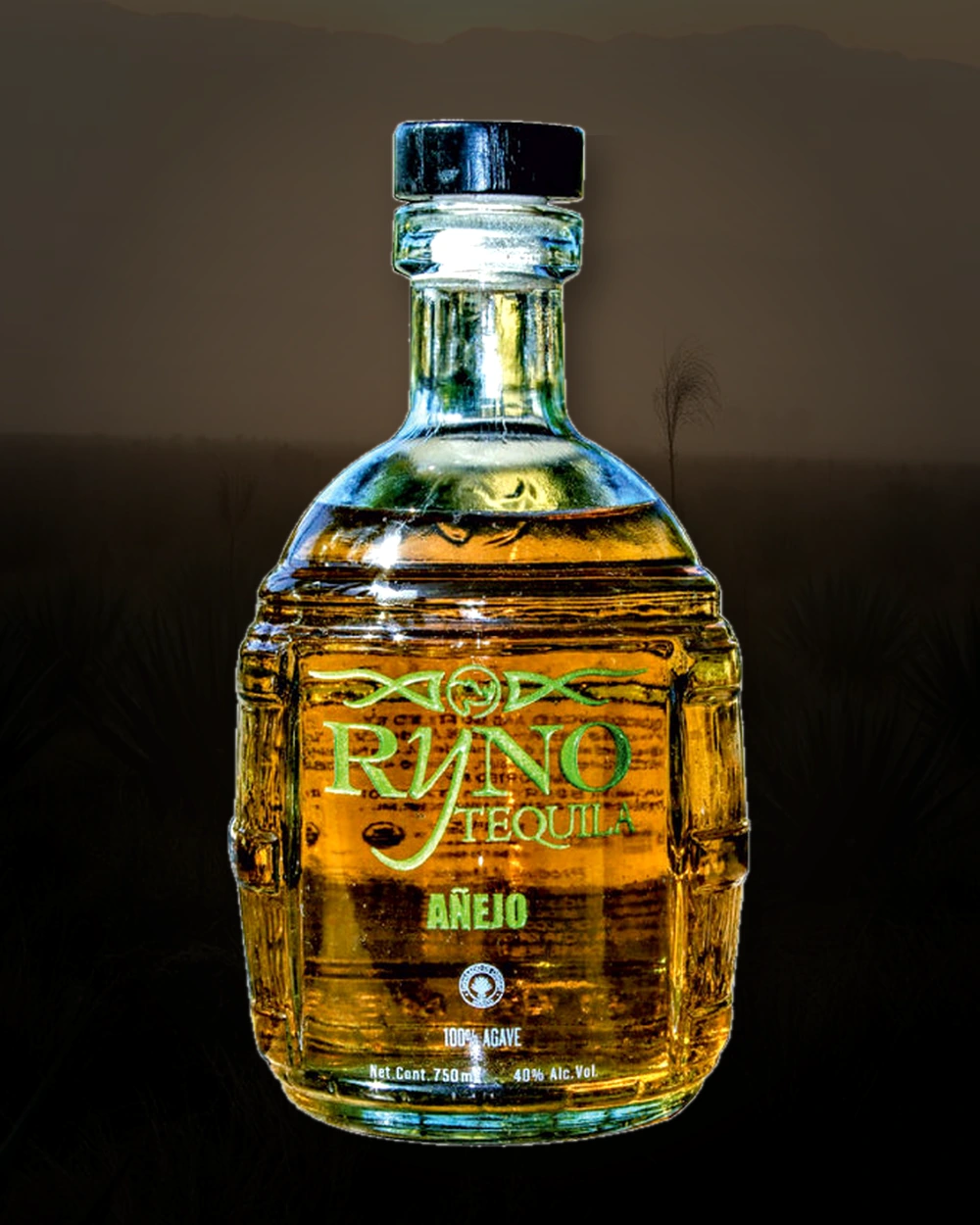 Ryno Tequila Añejo bottle