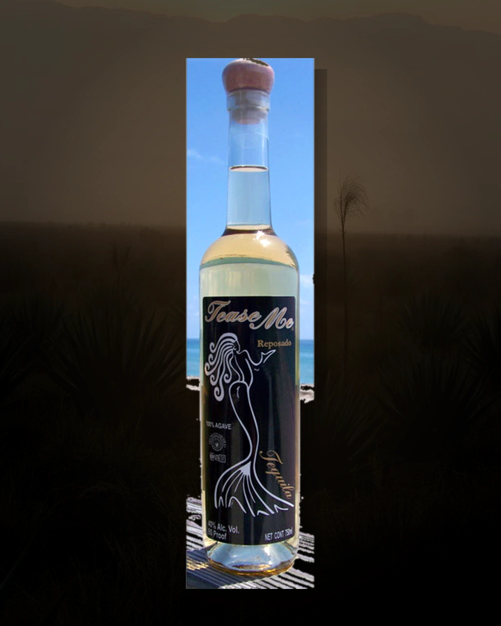 Tease Me Tequila Reposado bottle