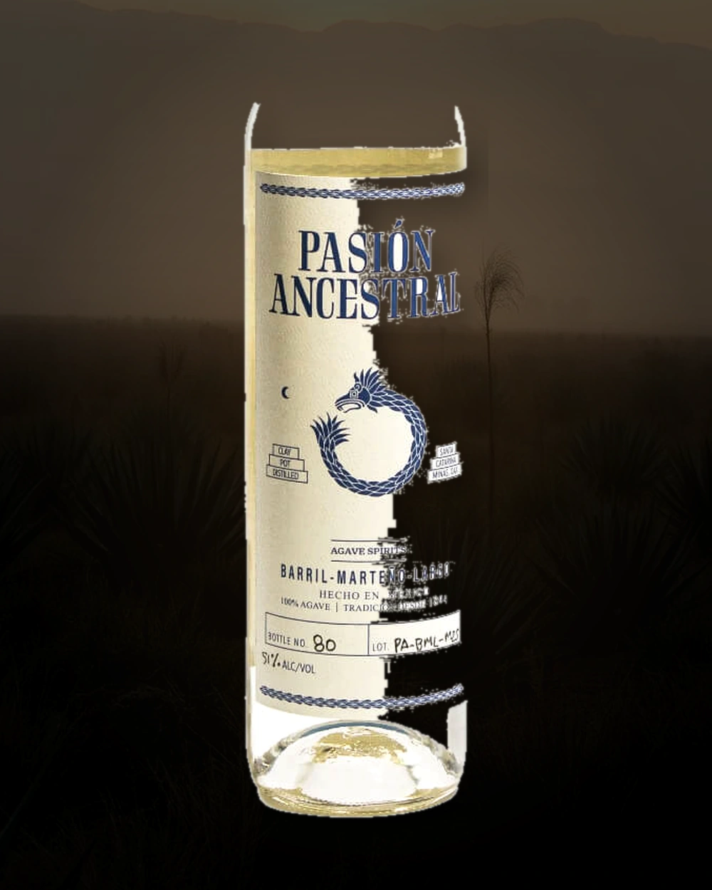 Pasión Ancestral Barril-Marteño-Largo bottle