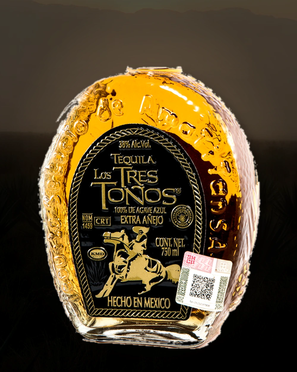 Los Tres Toños Tequila Extra Anejo bottle