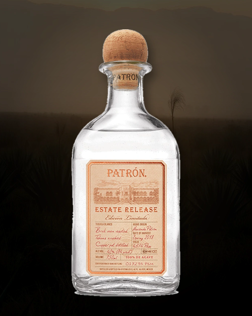 Patrón Estate Release Edición Limitada bottle