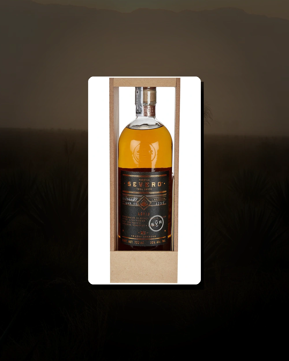 Severo Tequila Añejo bottle