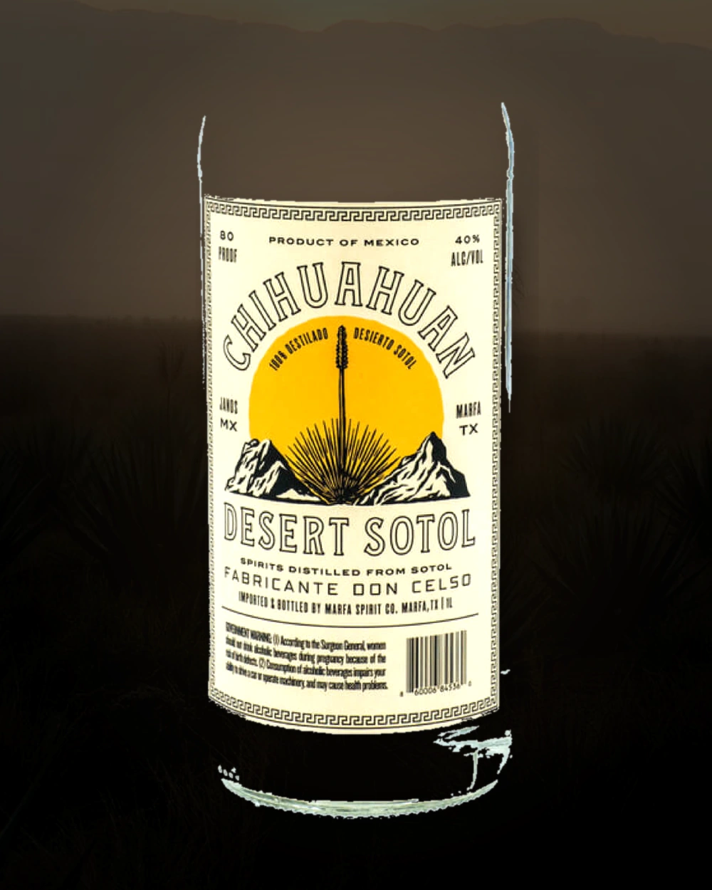 Marfa Spirits Sotol (80 Proof) bottle