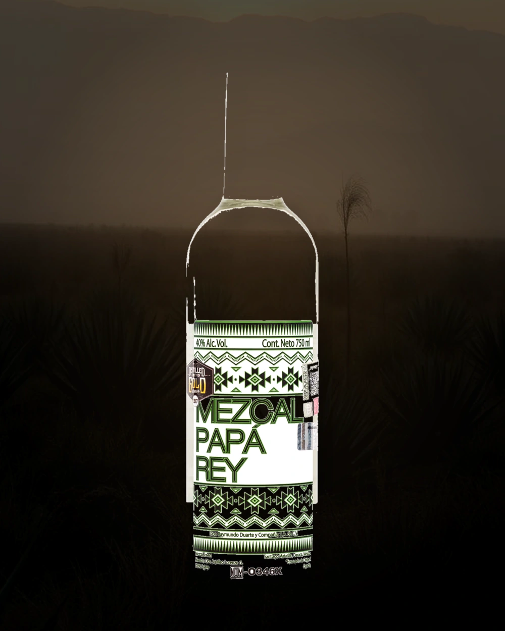 Papá Rey Espadin bottle