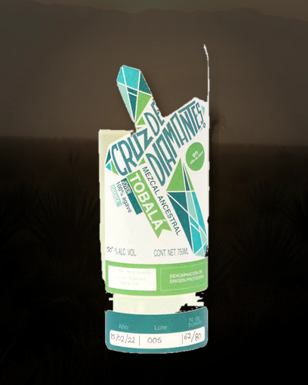 Cruz de Diamantes Tobala bottle