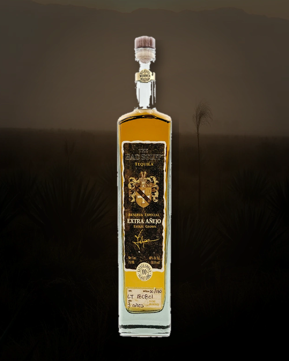 The Bad Stuff Reserva Especial Extra Añejo bottle