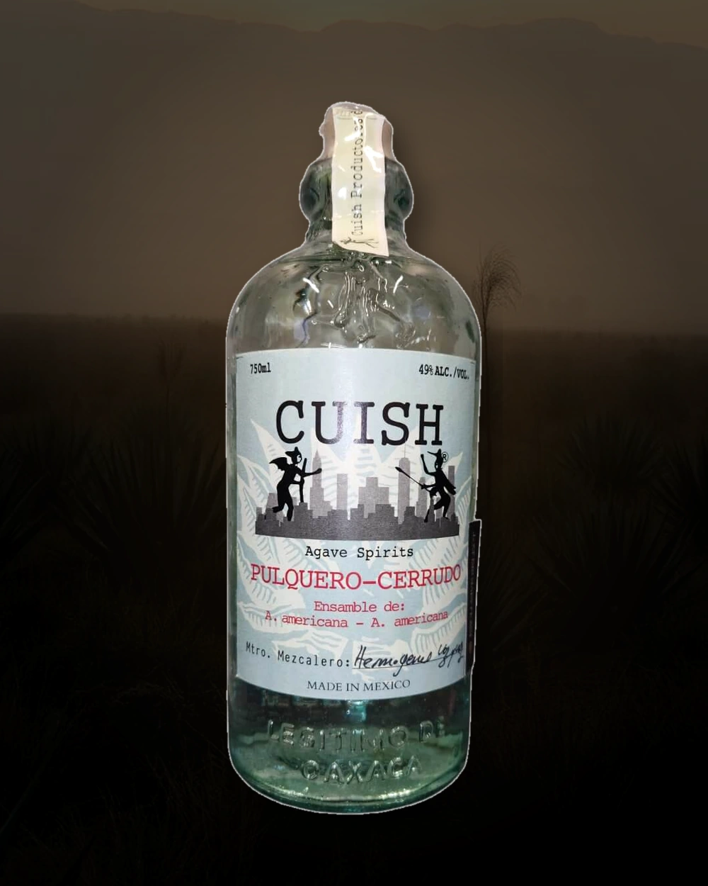 Cuish Pulquero, Cerrudo – Hermogenes Vasquez bottle