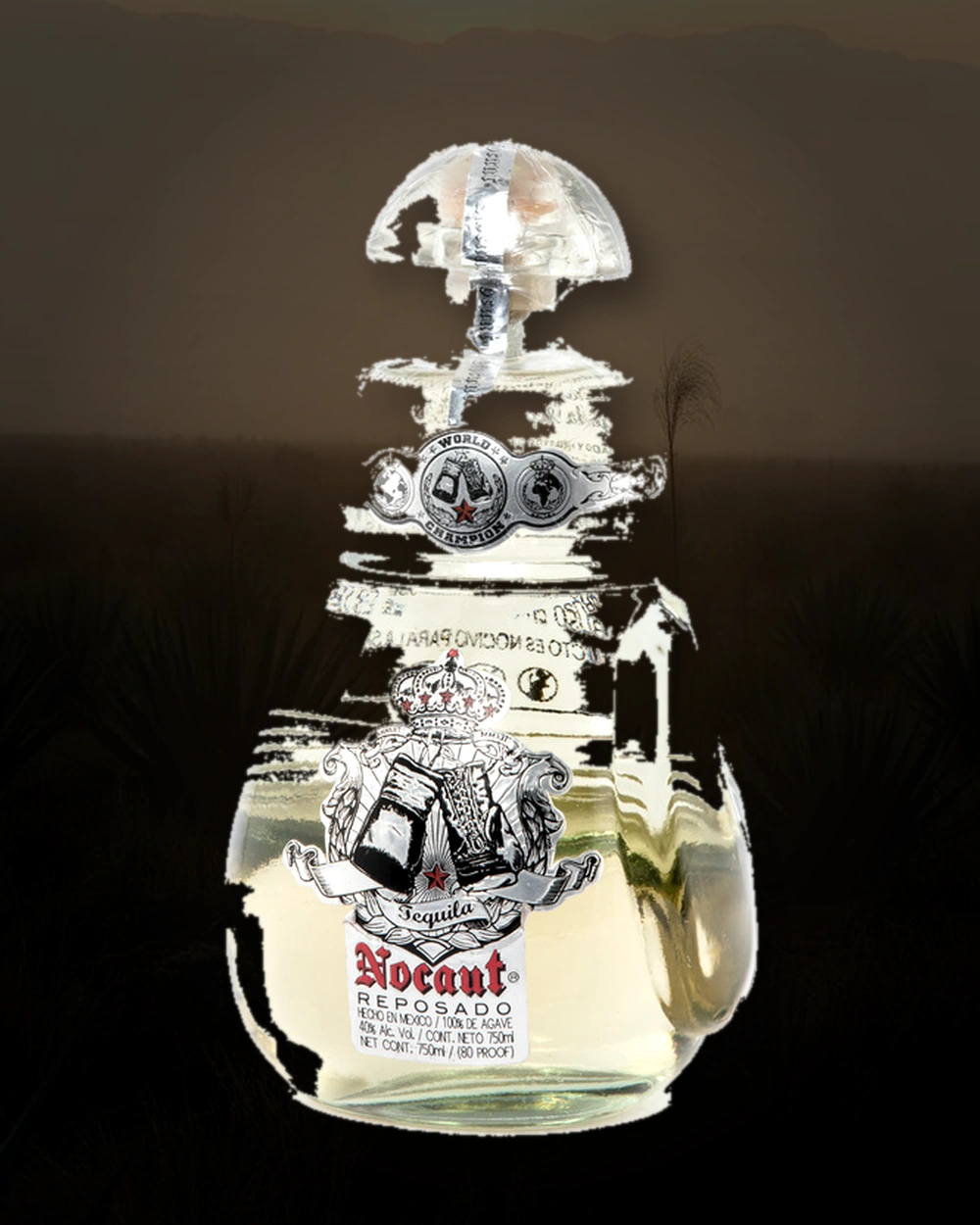 Nocaut Tequila Reposado bottle