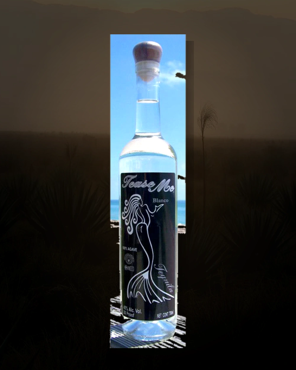 Tease Me Tequila Blanco bottle