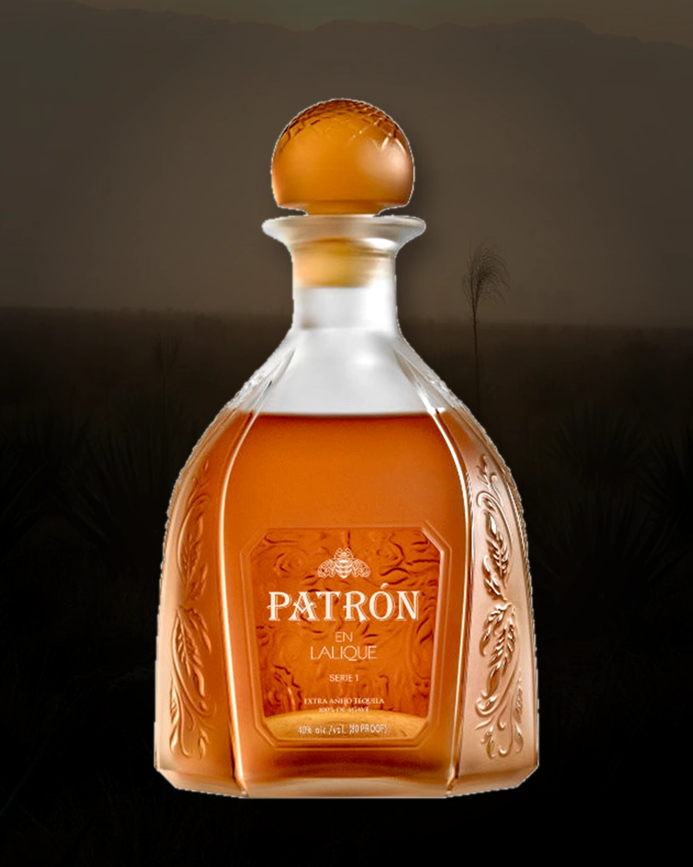 Patrón en Lalique: Serie 1 bottle