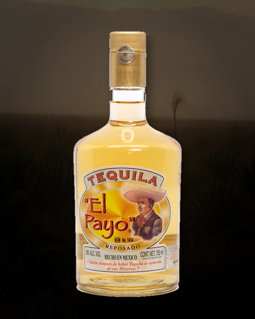 El Payo Reposado bottle