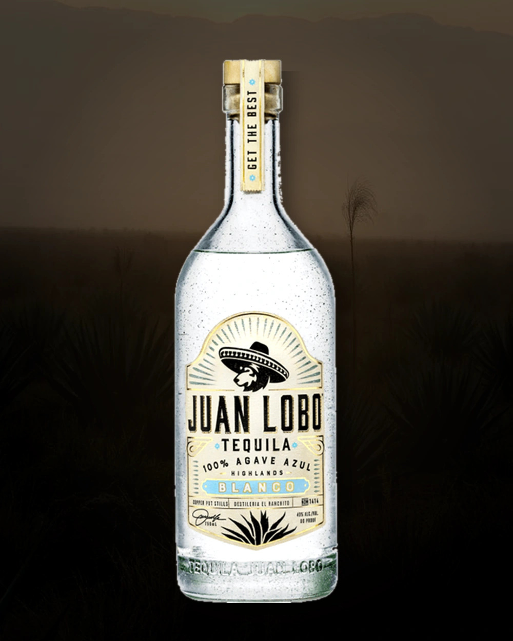 Juan Lobo Blanco Tequila bottle