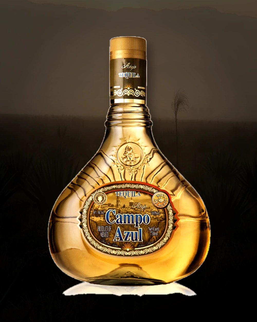 Campo Azul Añejo bottle
