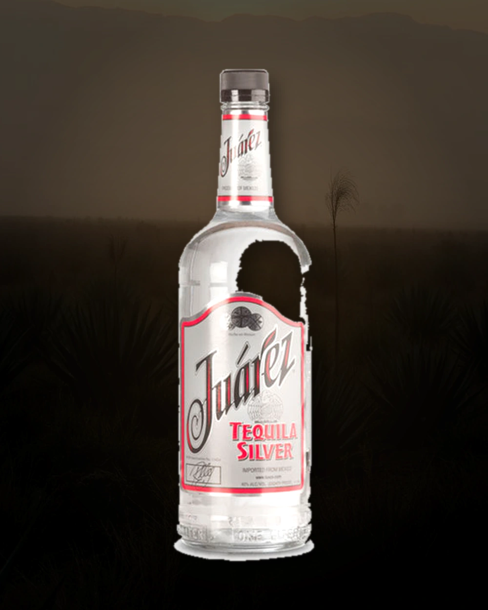 Juarez Tequila Silver bottle