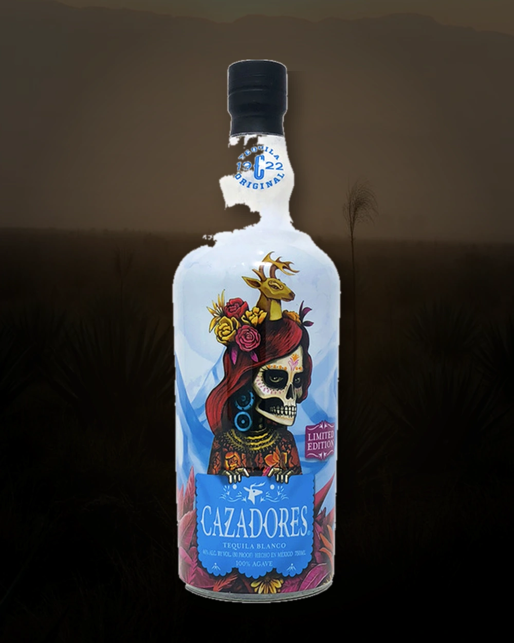 Cazadores Tequila Blanco (Dia de los Muertos Edition) bottle