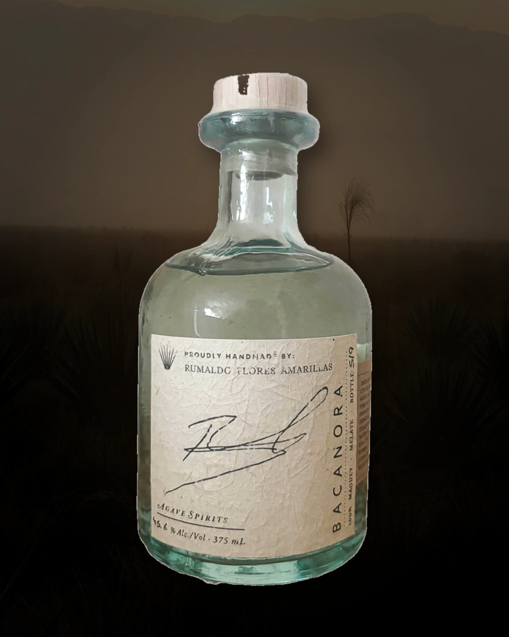 Maguey Melate Bacanora – Rumaldo Flores bottle