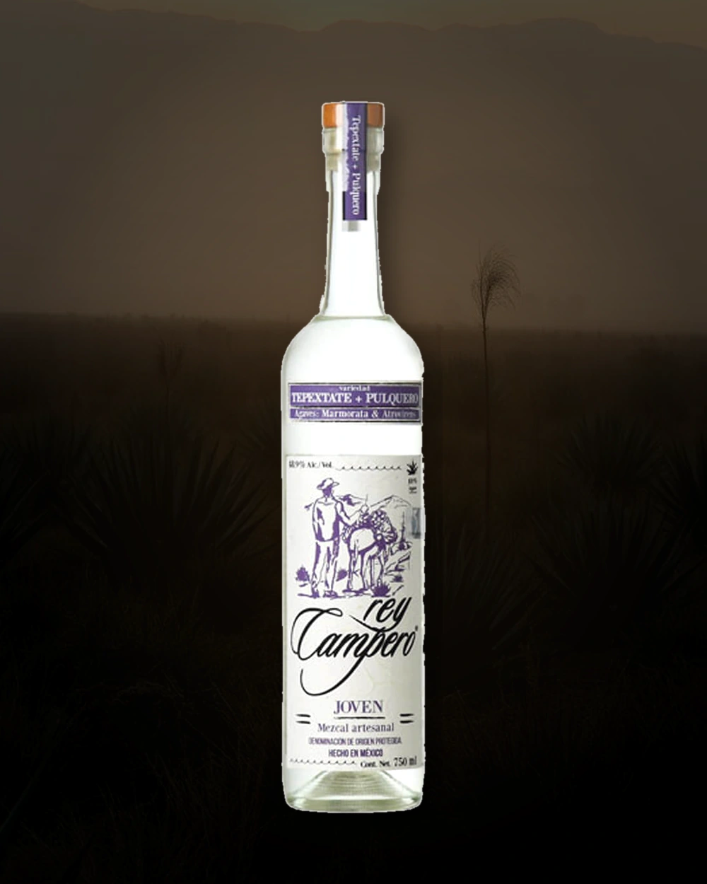Rey Campero Tepextate + Pulquero bottle