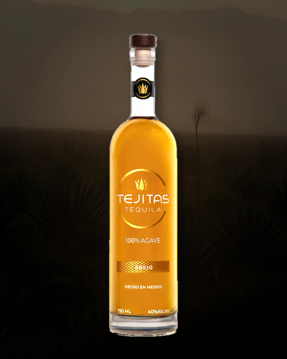 Tejitas Añejo bottle