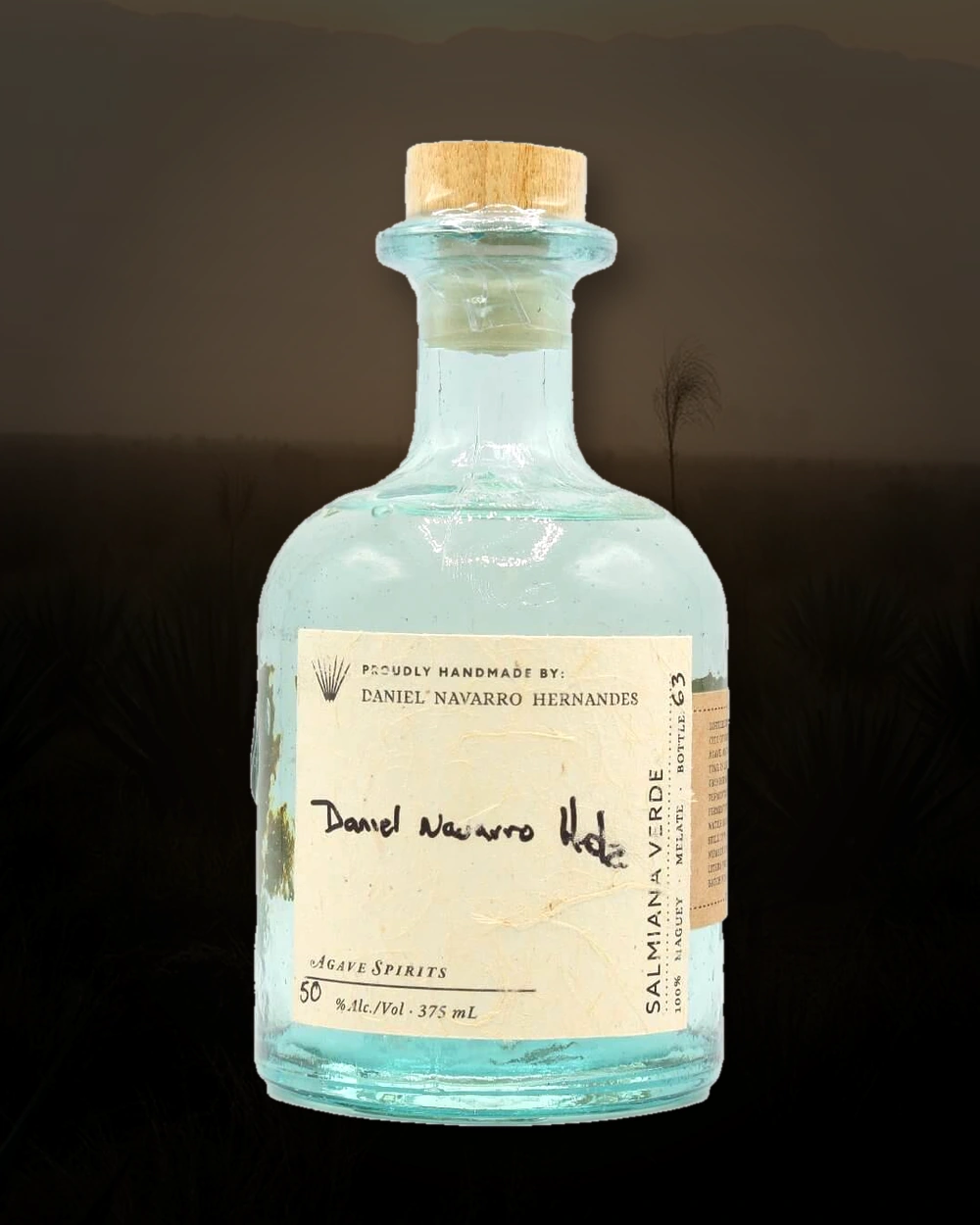 Maguey Melate Salmiana Verde – Daniel Navarro bottle