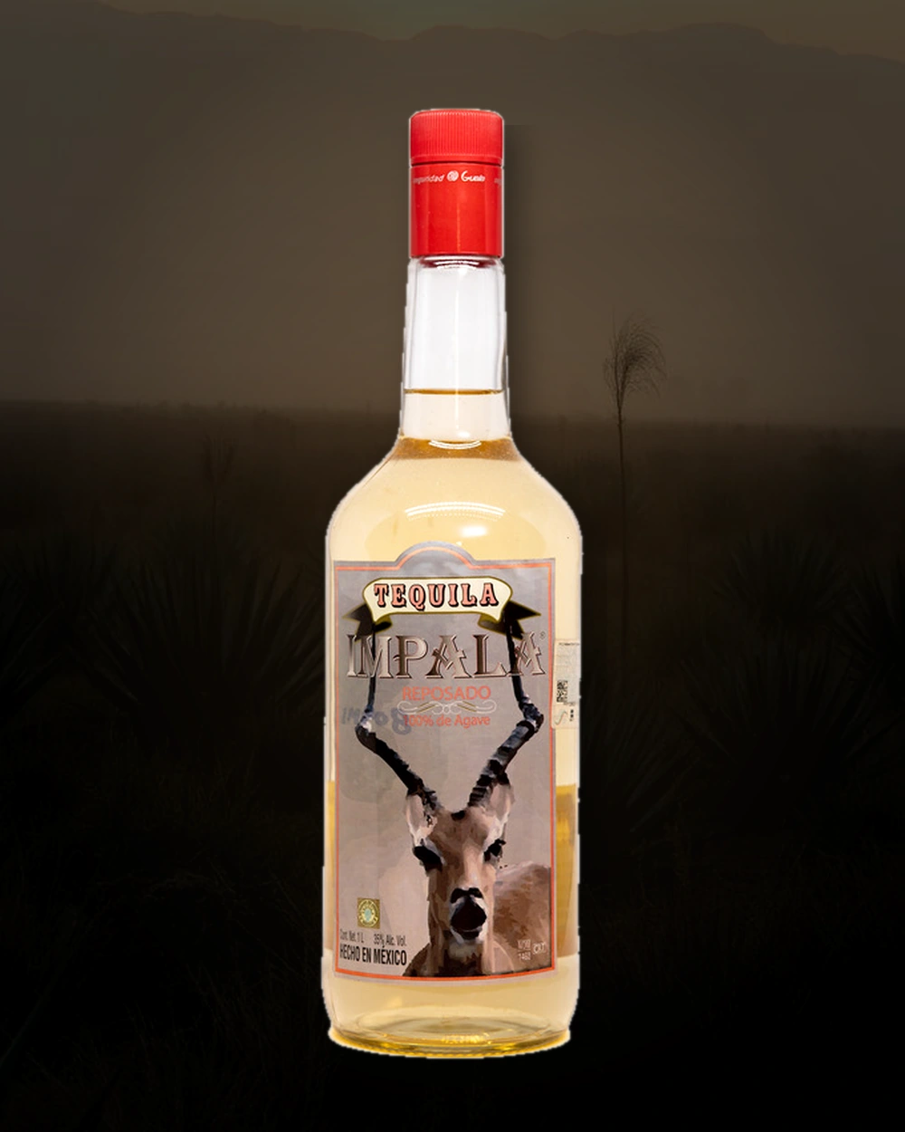 Tequila Impala Reposado bottle