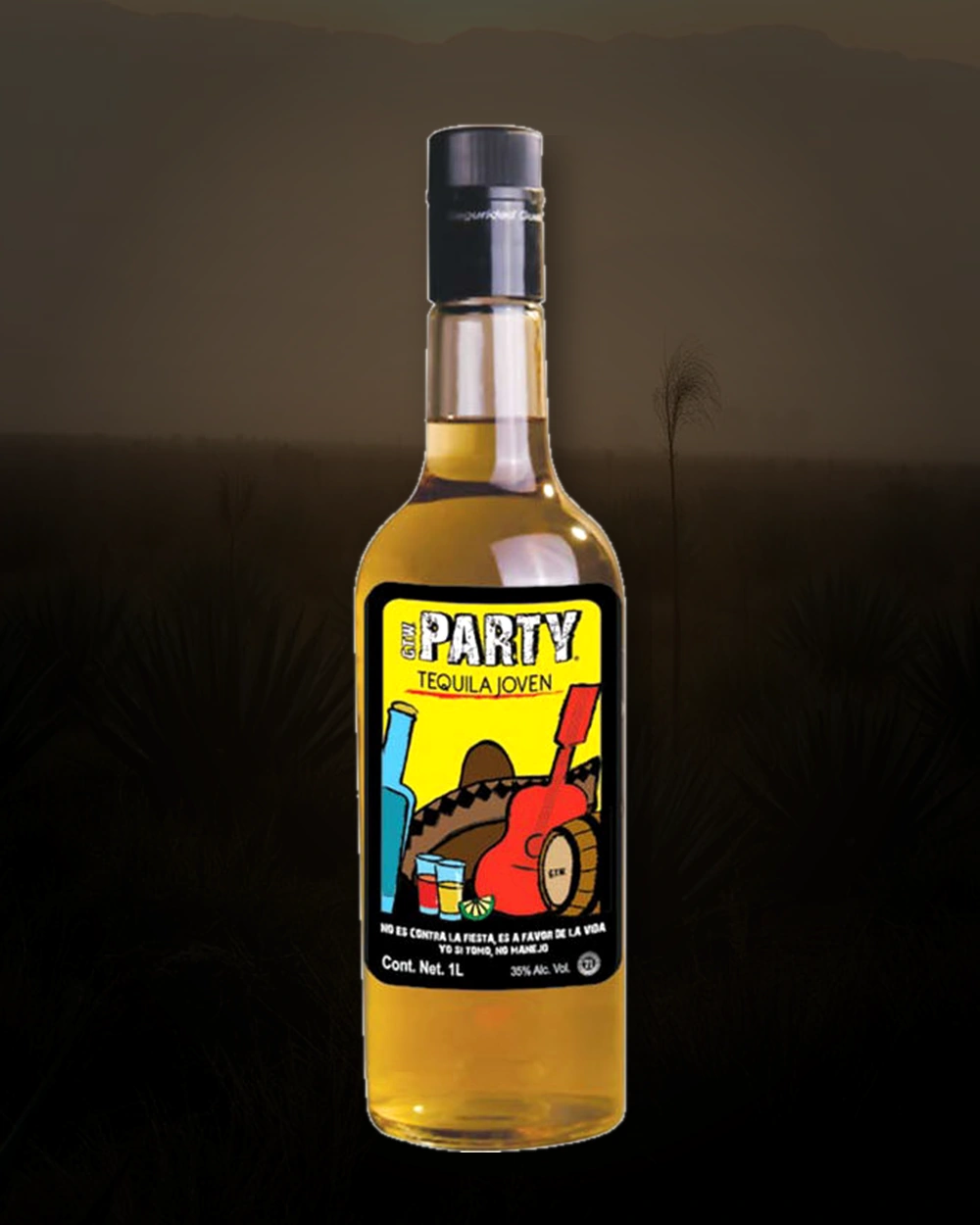 G.T.W. Party Tequila Joven bottle