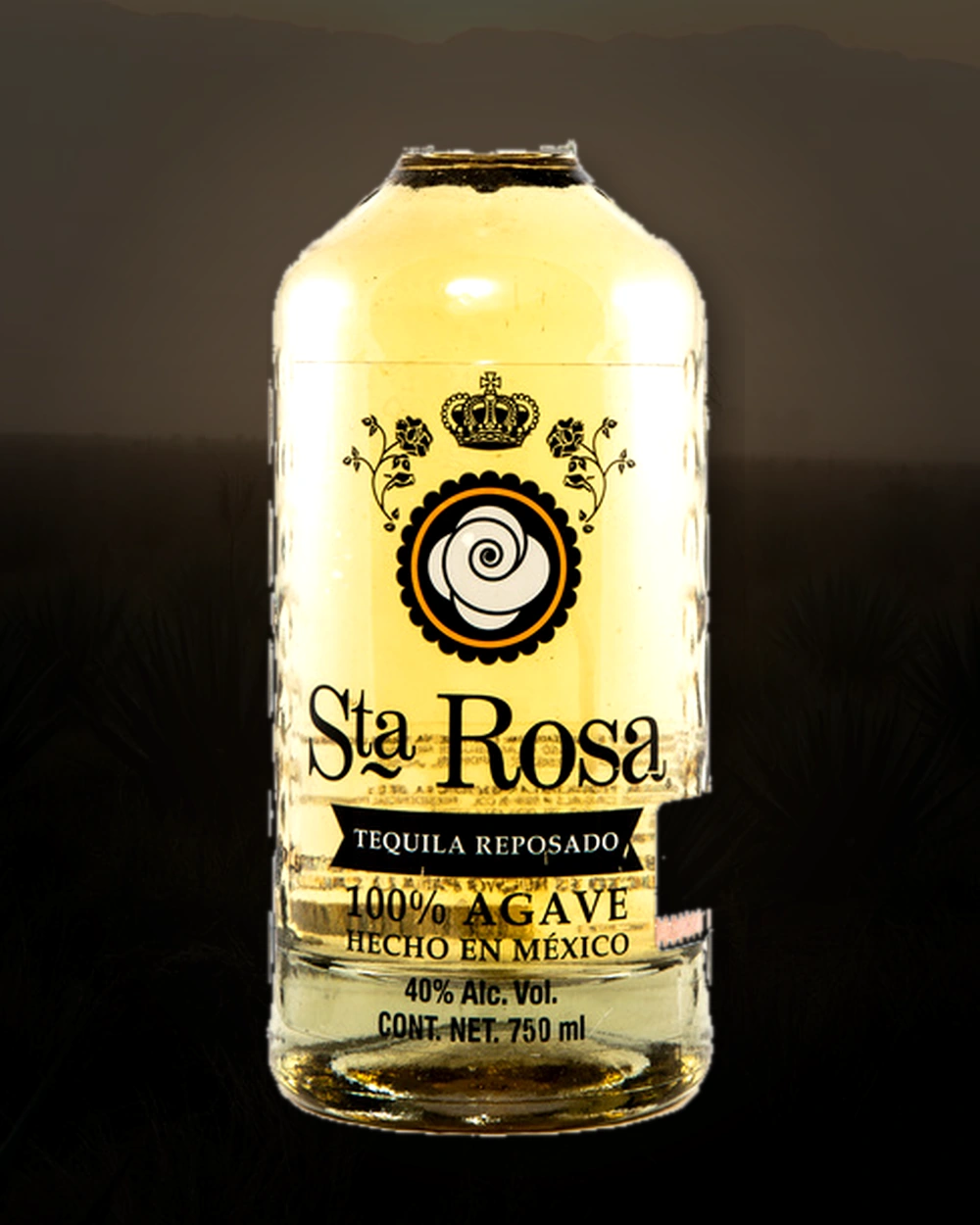 Tequila Santa Rosa Reposado bottle