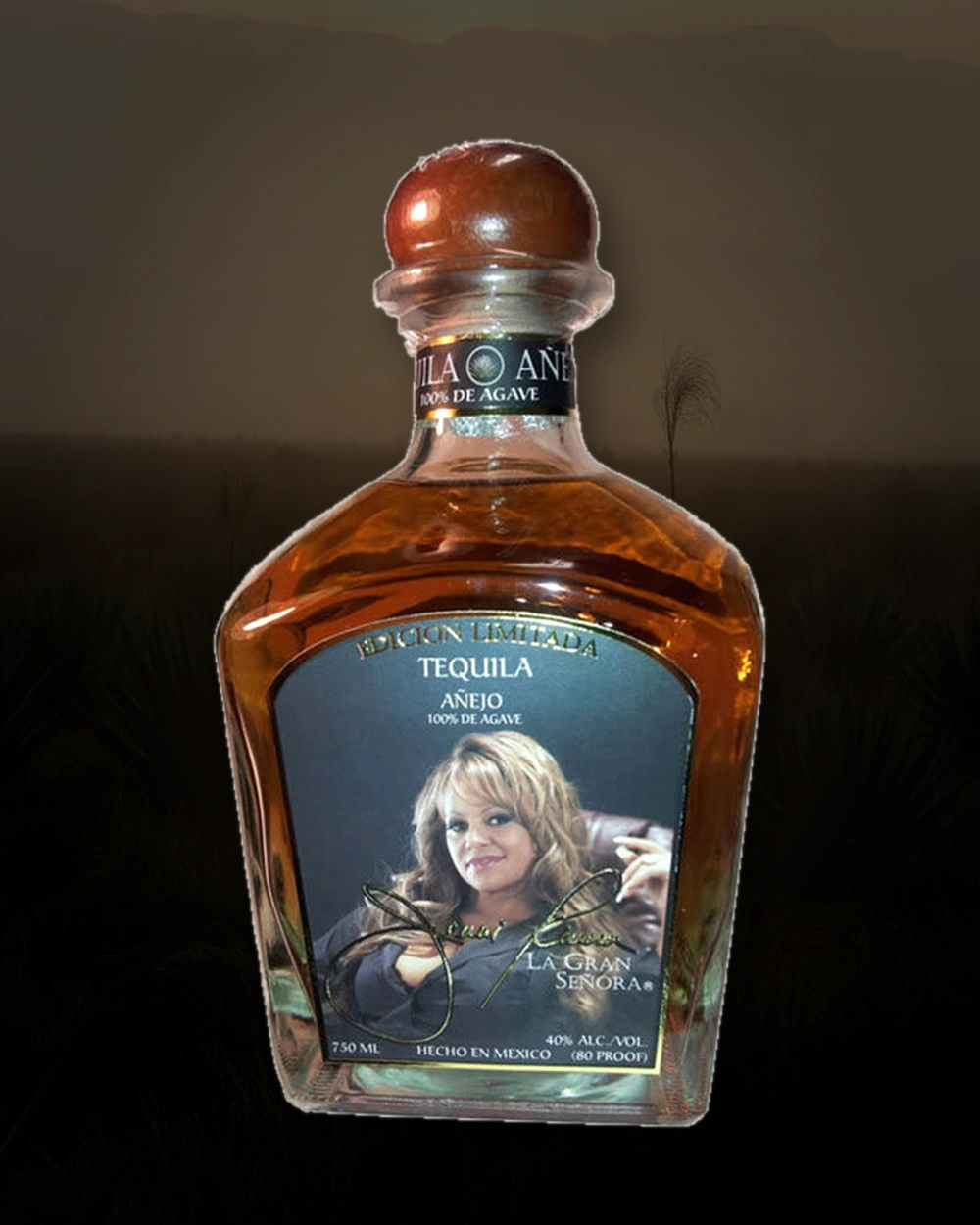 Jenni Rivera La Gran Señora Añejo Tequila  bottle