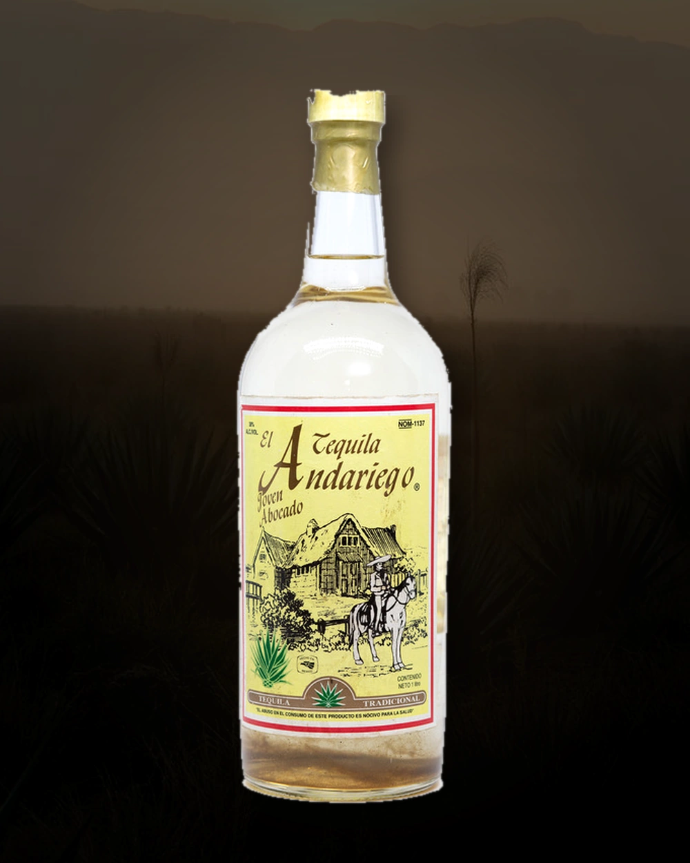 Tequila El Andariego Joven bottle