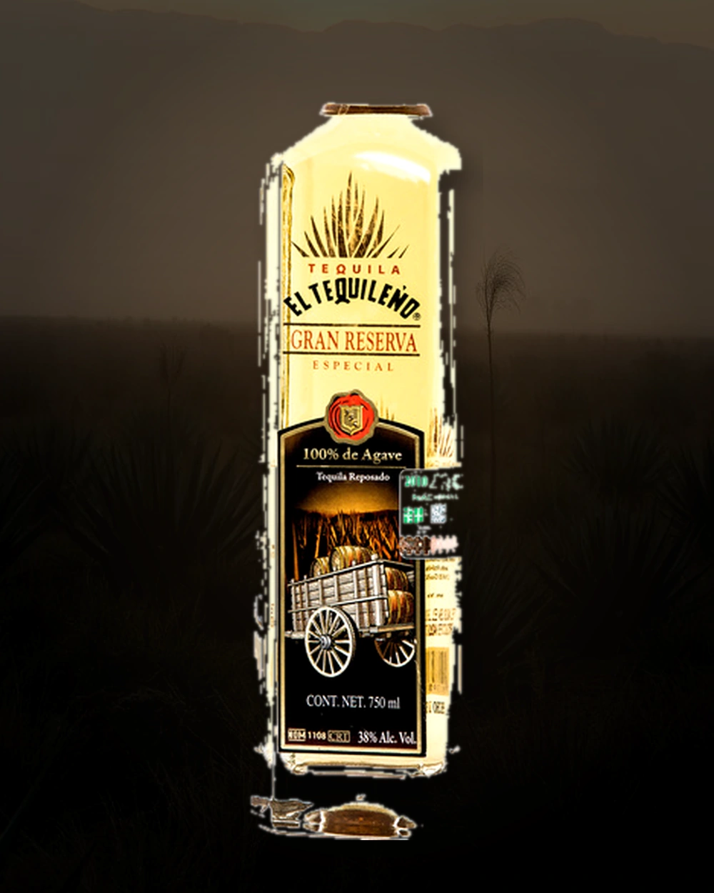 El Tequileño Gran Reserva Reposado (Square Bottle) bottle