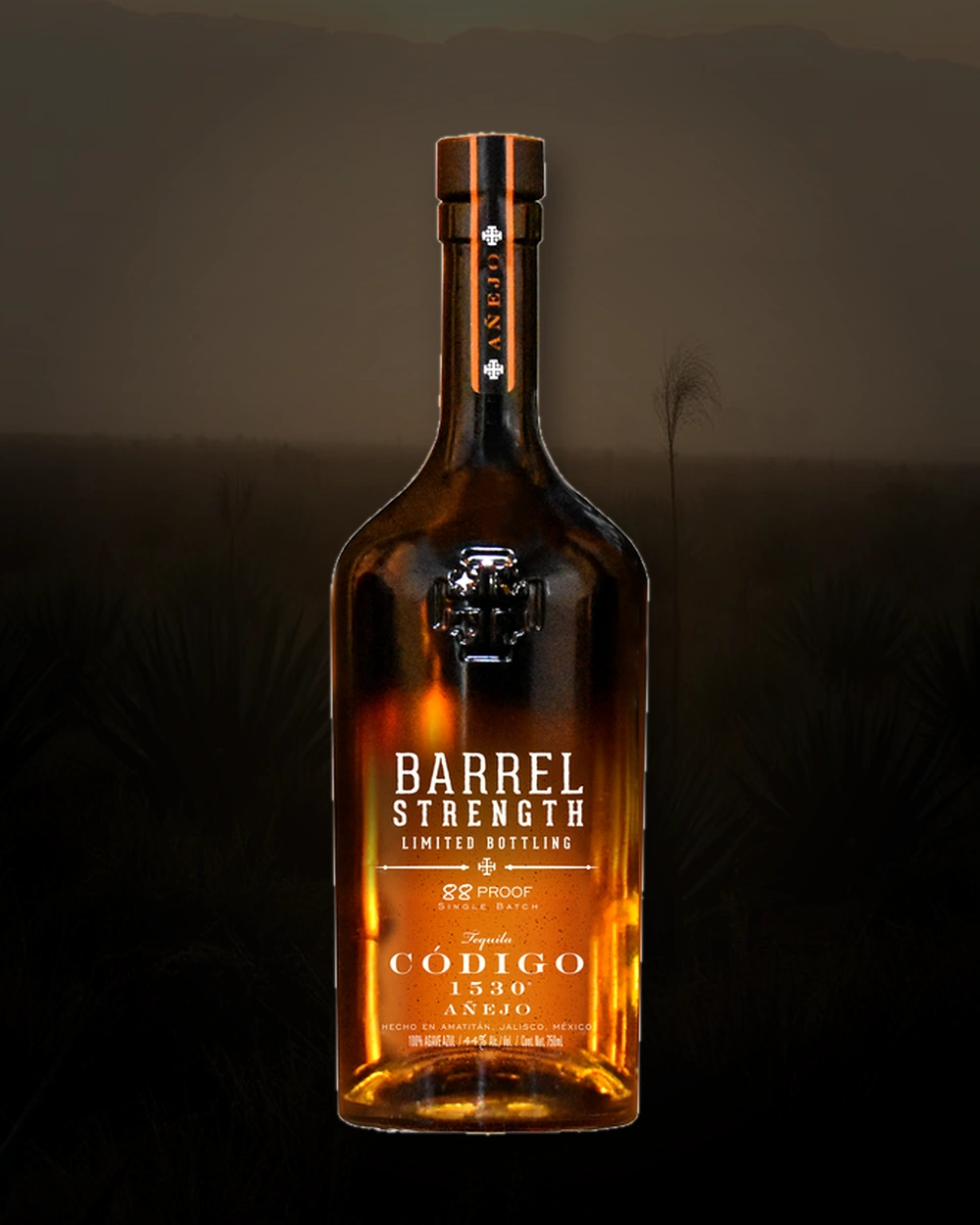 Codigo 1530 Barrel Strength Añejo bottle