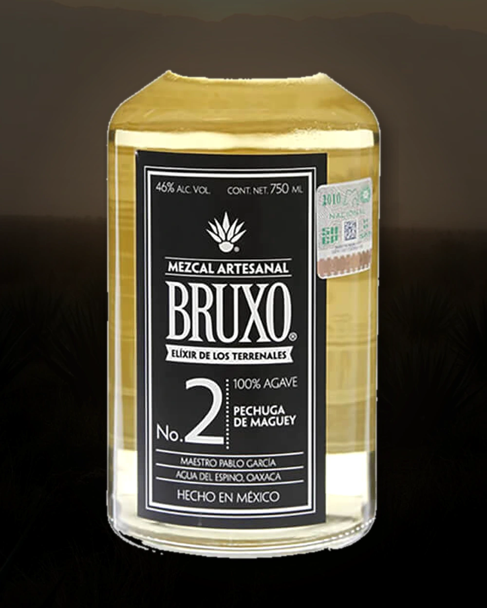 Bruxo No. 2 Pechuga de Maguey bottle