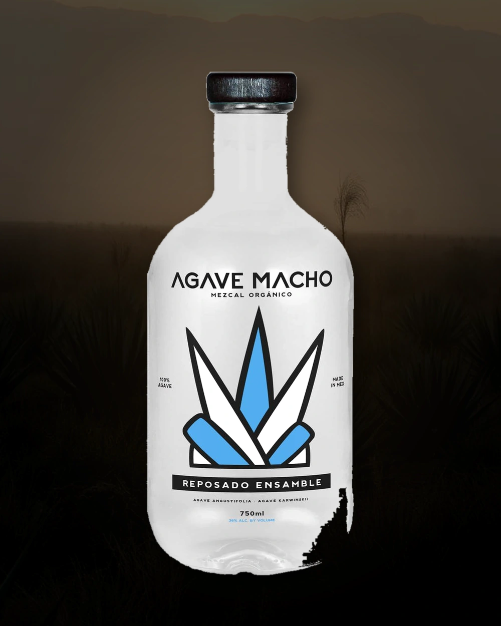 Agave Macho Espadin-Cuishe Reposado bottle
