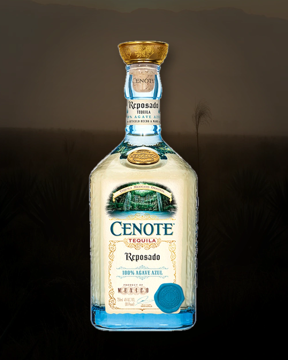 Cenote Tequila Reposado bottle