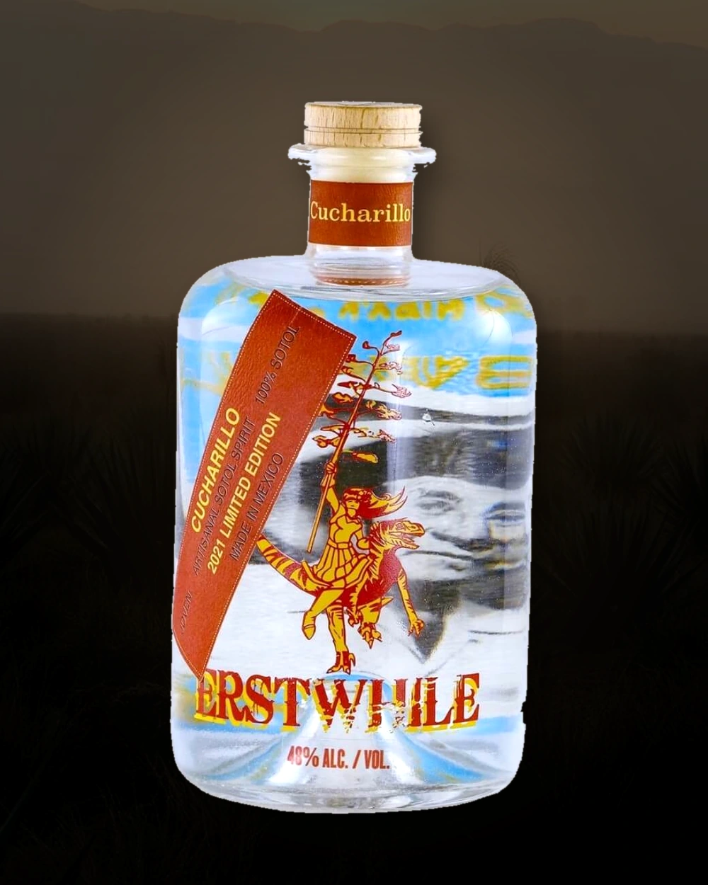 Erstwhile Cucharillo Sotol bottle