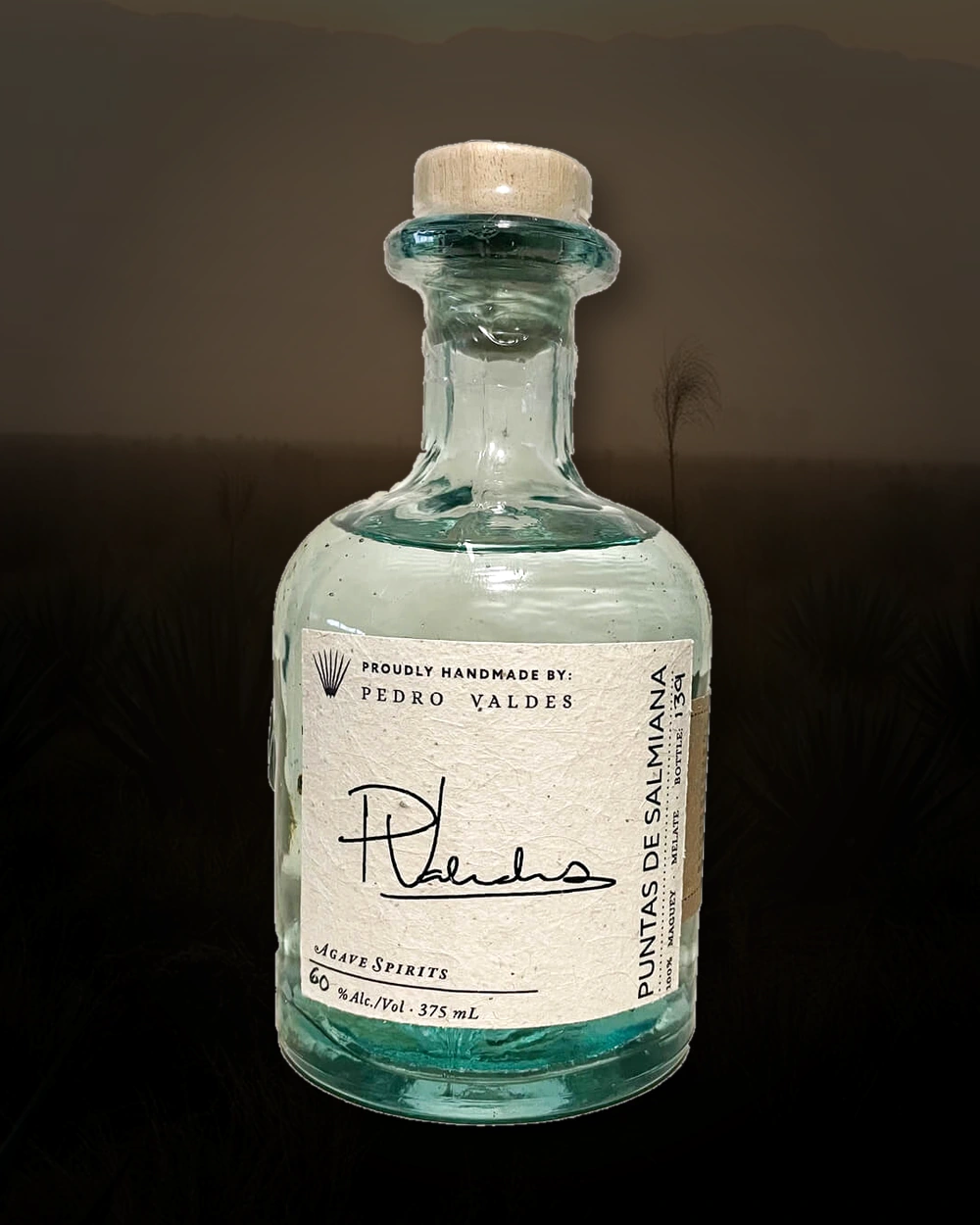 Maguey Melate Puntas de Salmiana – Pedro Valdes bottle