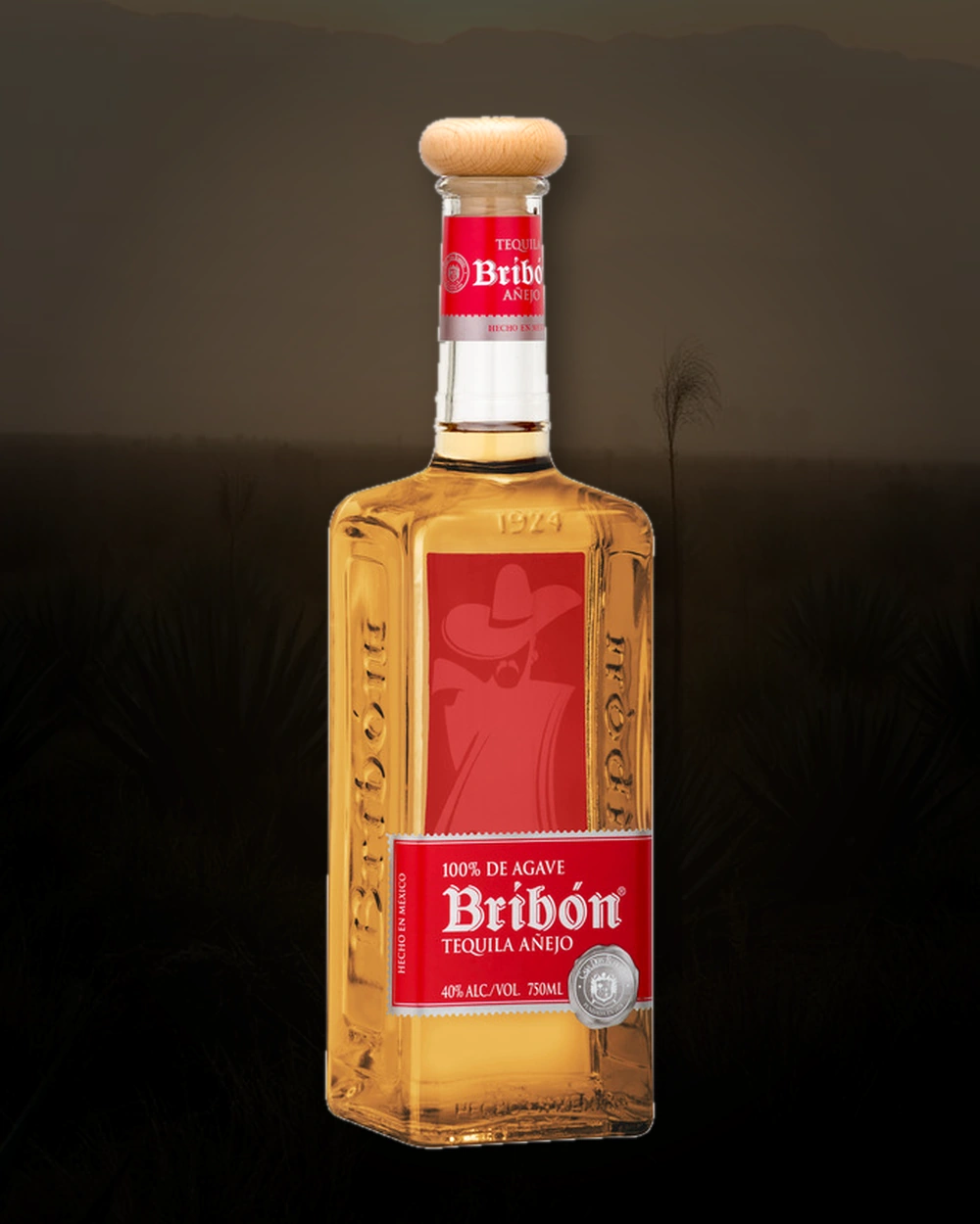 Bribón Tequila Añejo bottle