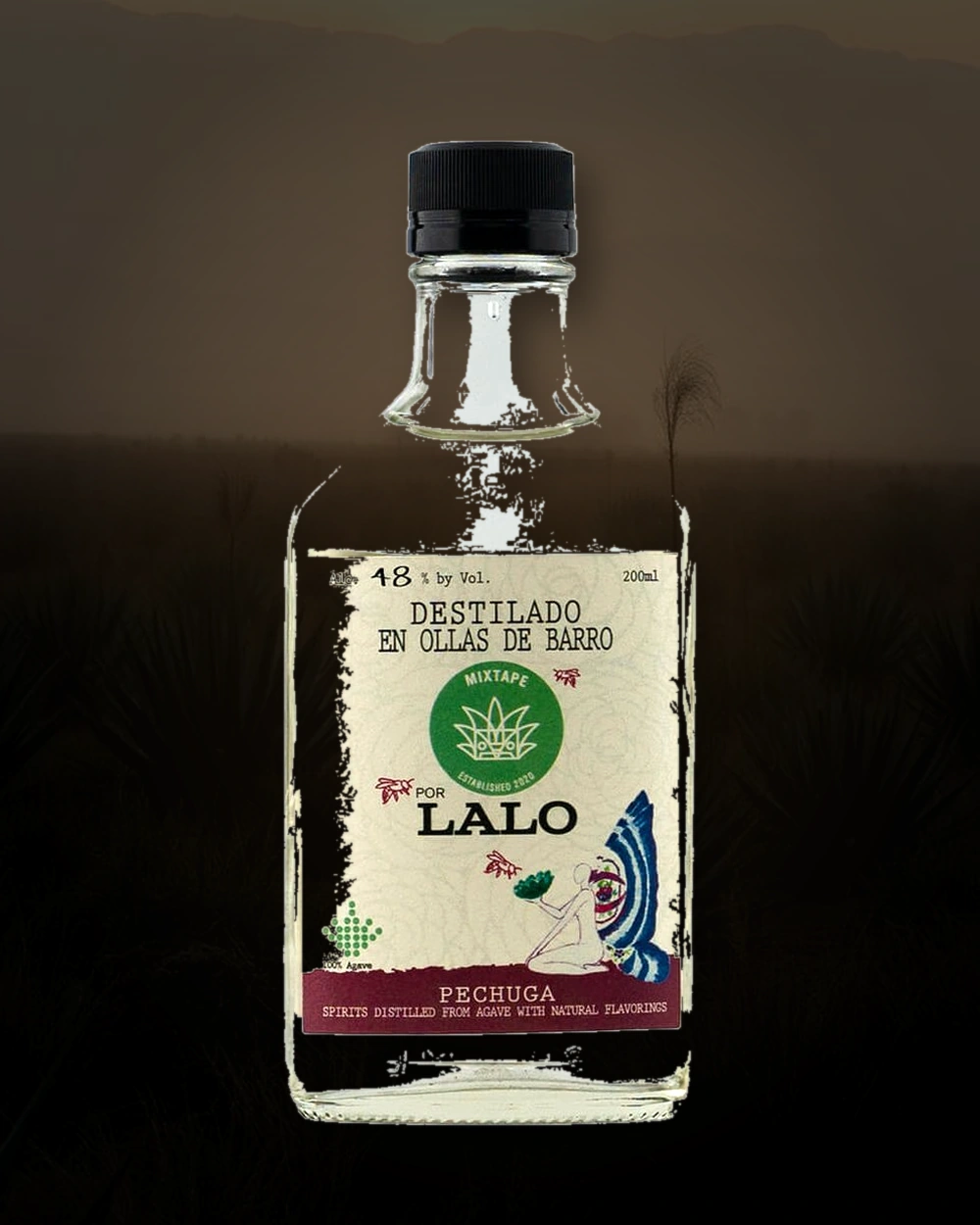 Agave Mixtape bottle
