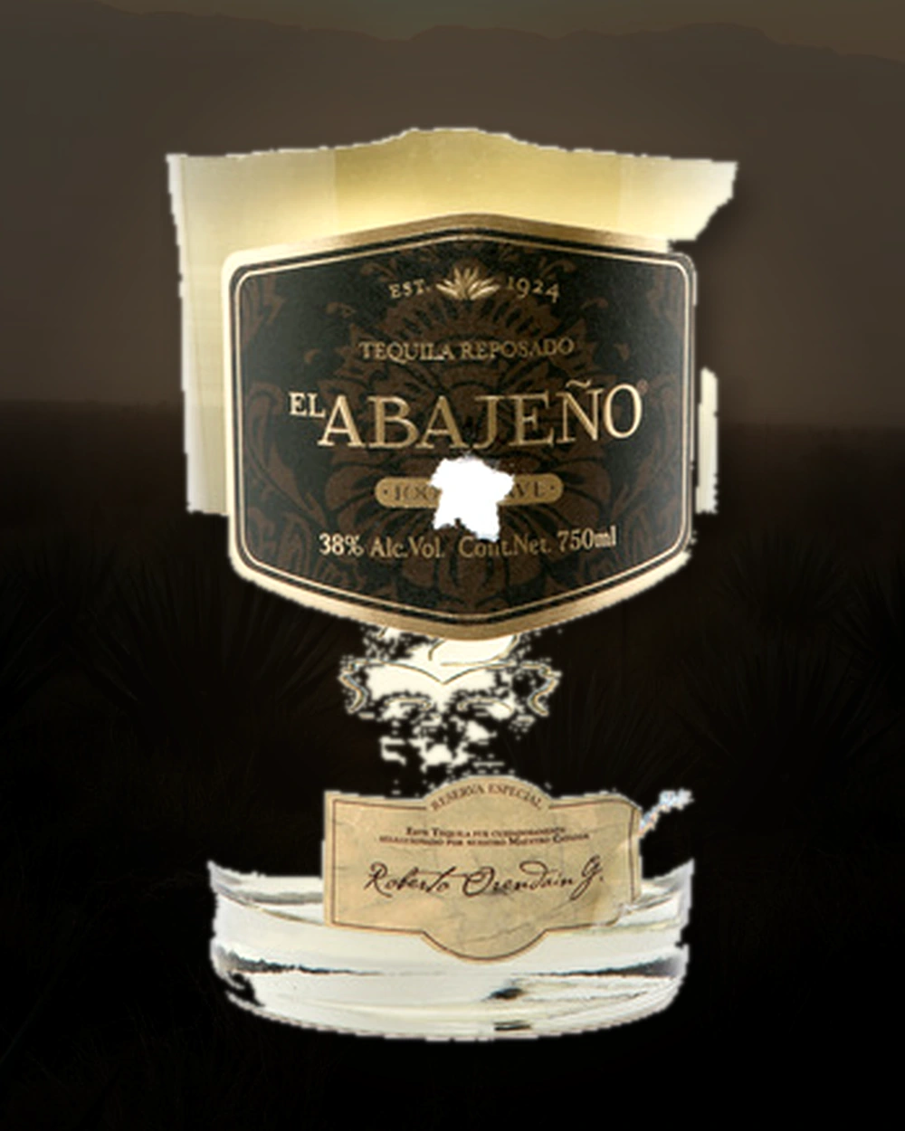 El Abajeño Reposado bottle
