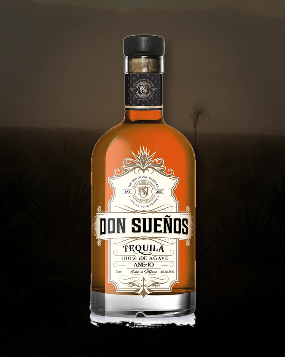 Don Sueños Tequila Añejo bottle