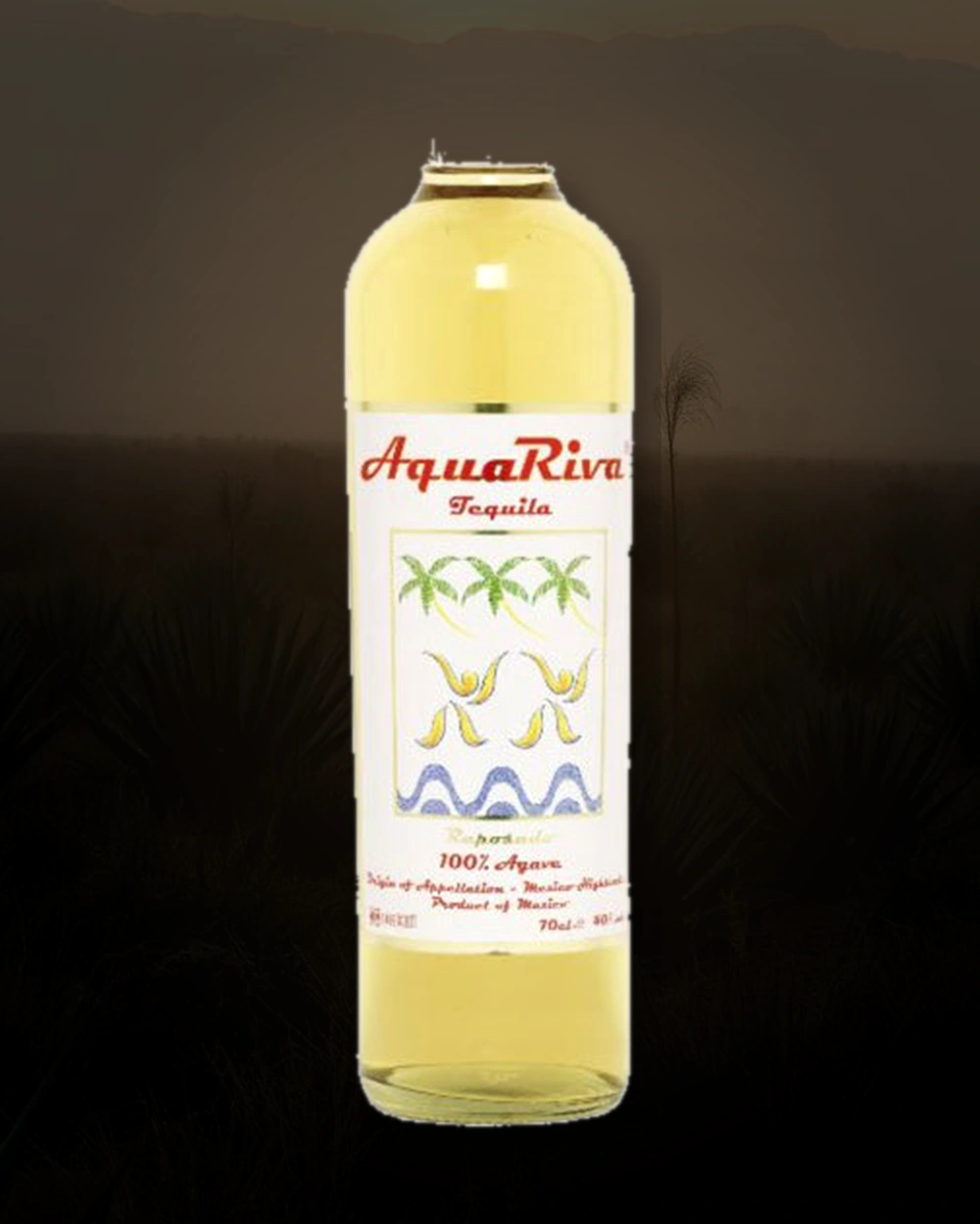 AquaRiva Reposado Handmade Tequila bottle