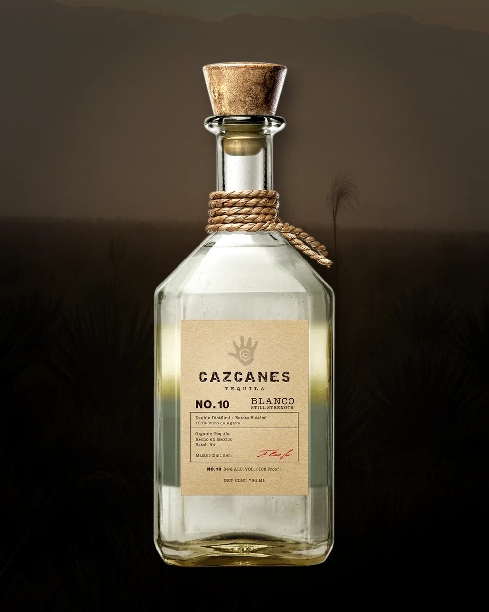 Cazcanes No. 10 Blanco Still Strength bottle