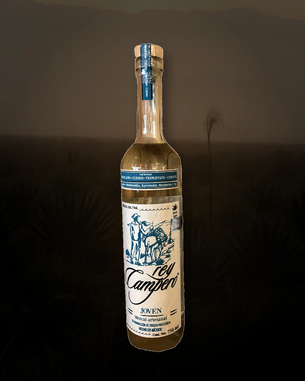 Rey Campero Mexicano + Cuishe + Tepeztate + Coyote bottle