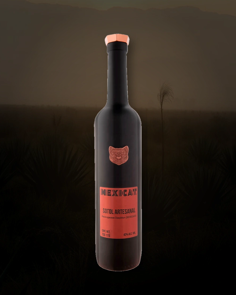 Mexicat Sotol bottle