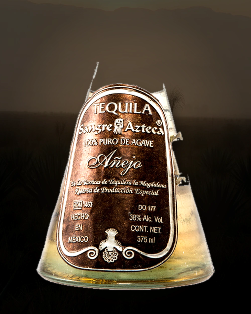 Sangre Azteca Añejo bottle
