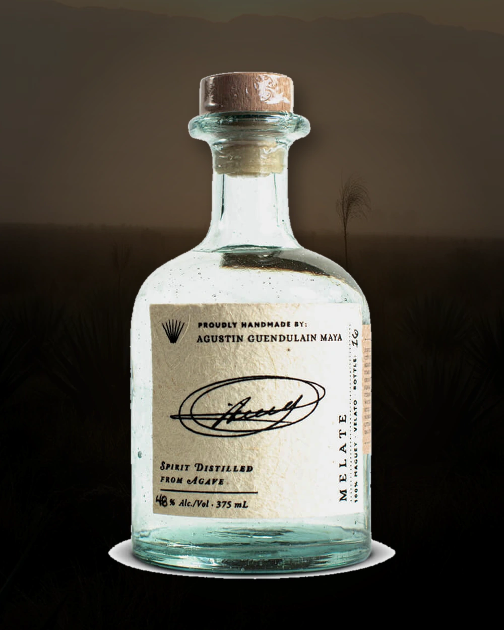 Maguey Melate Velato – Agustin Guendulain Maya bottle